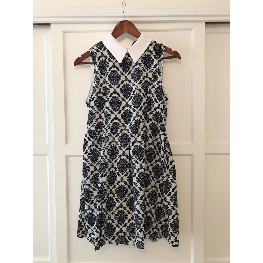 Peter Pan Collar Babydoll Dress